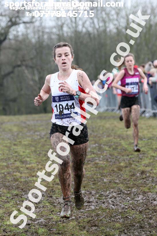 Senior womens 2018 British Inter Counties Cross Country Champs., Prestwold Hall, Loughborough. Photo: David T. Hewitson/Sports for All Pics